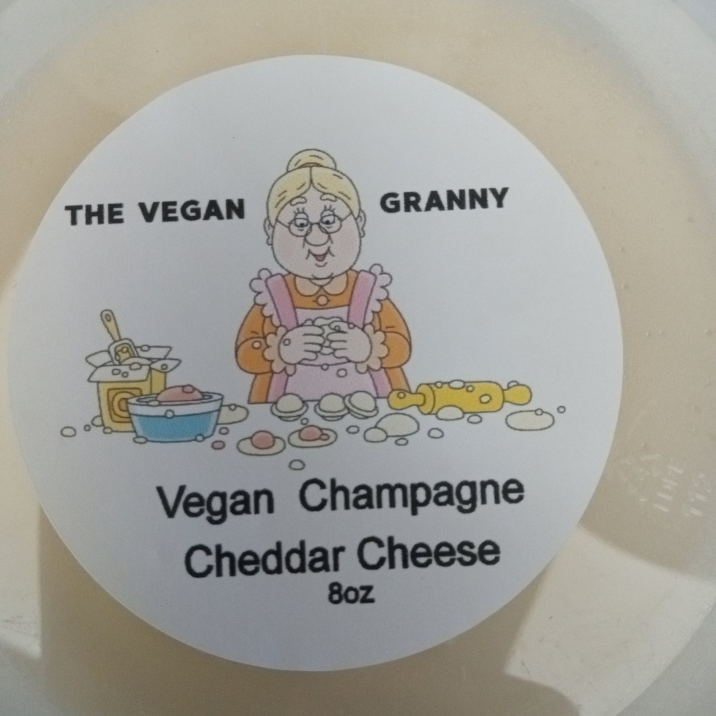 Vegan Champagne Cheddar Cheese